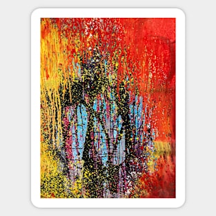 Abstract art Sticker